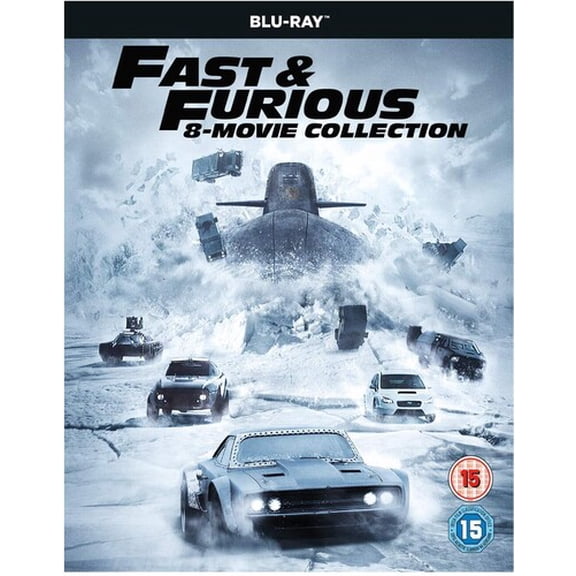 Fast & the Furious 1-8 Boxset (Blu-ray), Universal Uk, Action & Adventure