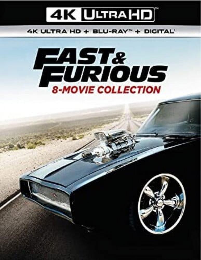 Fast & Furious: 8-Movie Collection (4K Ultra HD + Blu-ray) - image 1 of 3