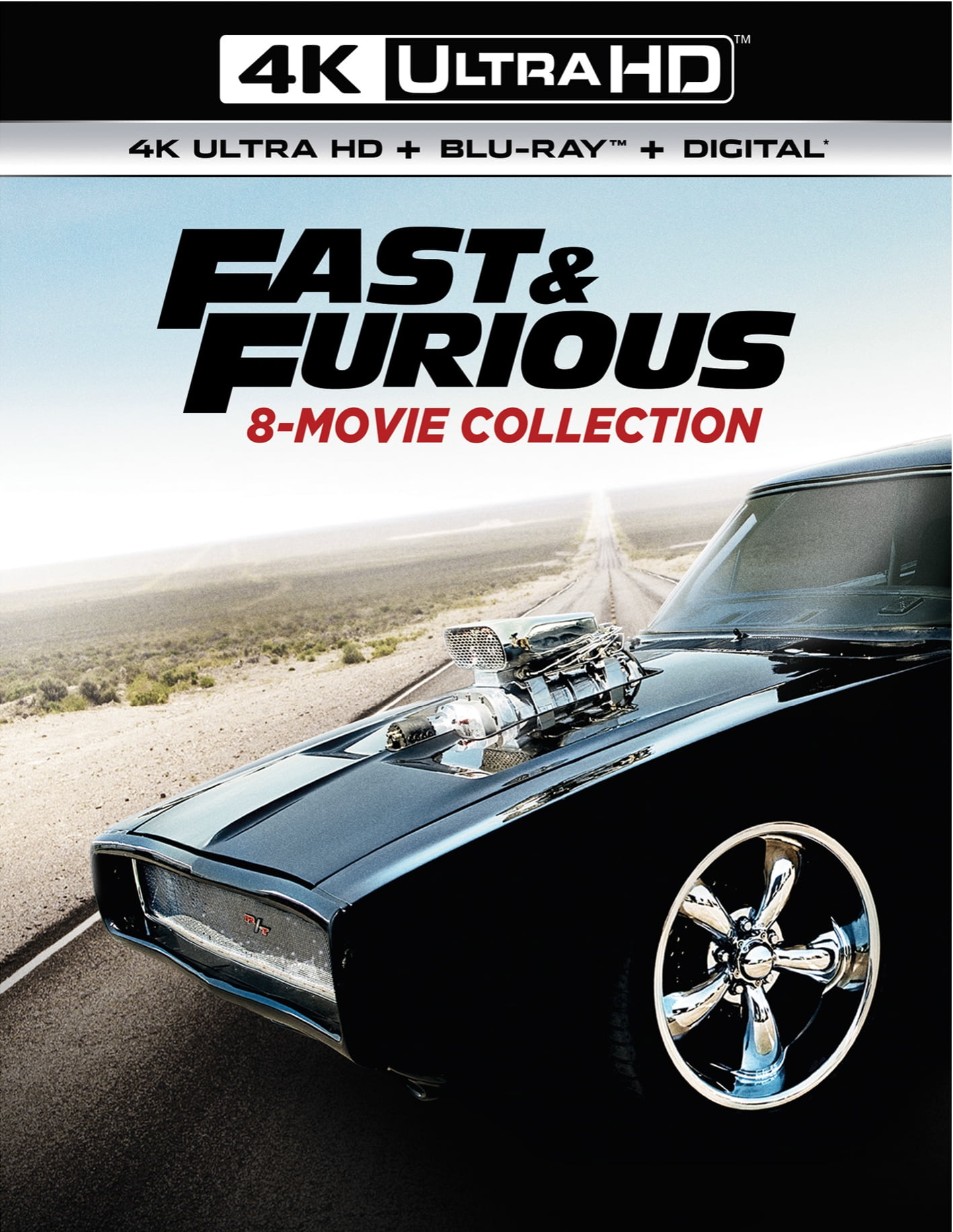 UNIVERSAL STUDIOS Fast & Furious: 8-Movie Collection (4K Ultra HD + Blu-ray)