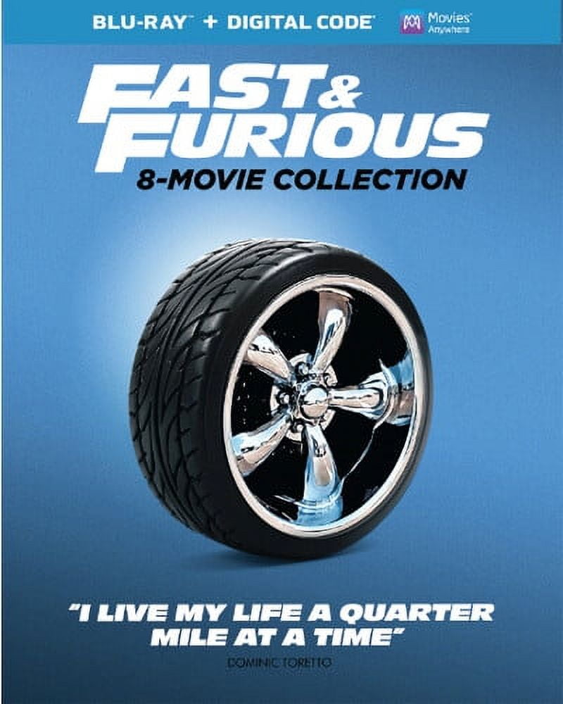 Fast & Furious: 8-Movie Collection (Blu-ray + Digital Copy Fast & Furious: 8-Movie Collection (Blu-ray + Digital Copy
