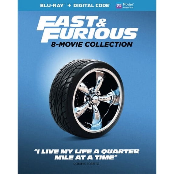 Fast & Furious: 8-Movie Collection (Blu-ray + Digital Copy)