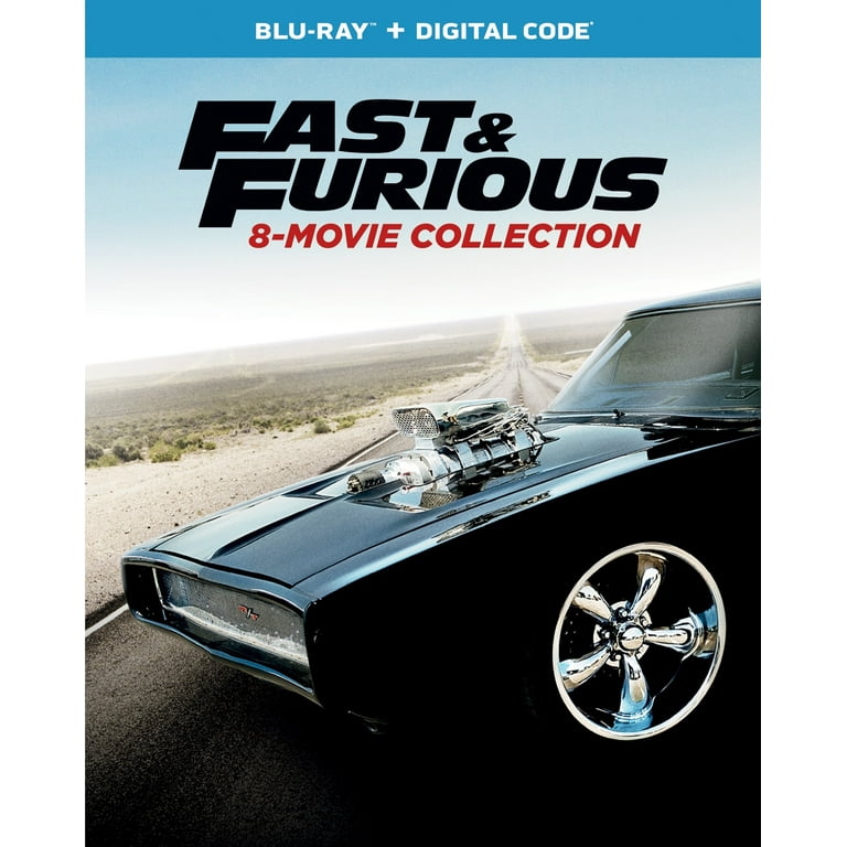 Fast Furious Complete 8 Movie Blu ray Collection Action Adventure PG 13 Rated Walmart