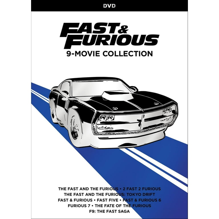 Fast & Furious Nine Saga 9-Movie Collection (DVD) - Walmart.com