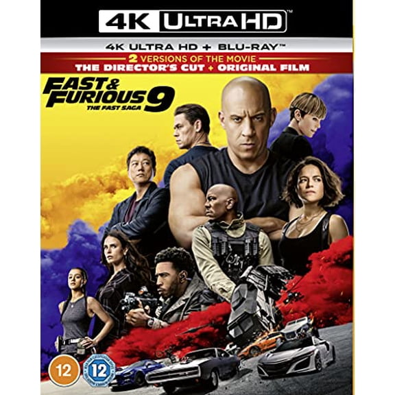 Fast & Furious 9 - The Fast Saga (4K Ultra HD) Charlize Theron Kurt Russell Sung Kang John Cena