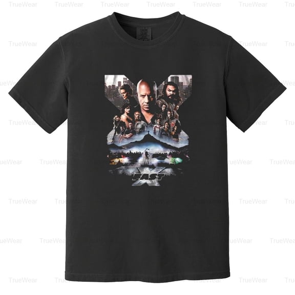 Fast Furious, 90s Movie Poster, Classic, Vintage, Car Racing, Drive Comfort Color T-Shirt Unisex, up to 4XL