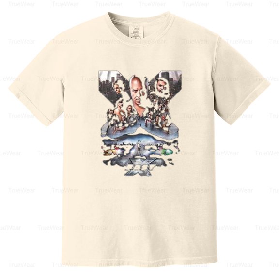 Fast Furious, 90s Movie Poster, Classic, Vintage, Car Racing, Drive Comfort Color T-Shirt Unisex, up to 4XL