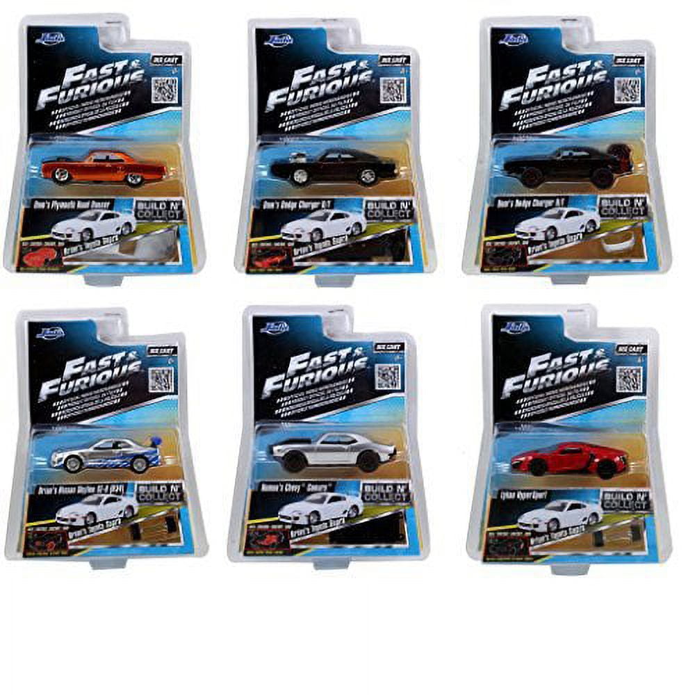 ②Jada Toys1/55 FAST＆FURIOUS 6台セット② Fast & Furious Build N Collect Wave 1, 6pc Diecast Car Set