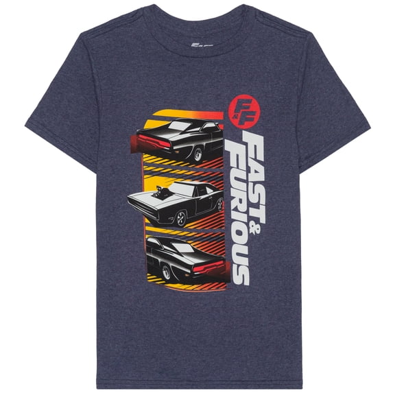 Fast & Furious - Charged Up - Boy's Short Sleeve Graphic T-Shirt