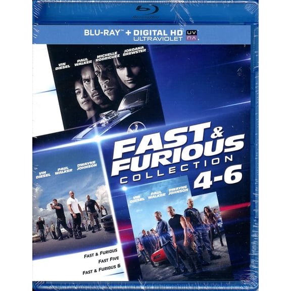 Fast & Furious Collection: 4-6 [Blu-ray]
