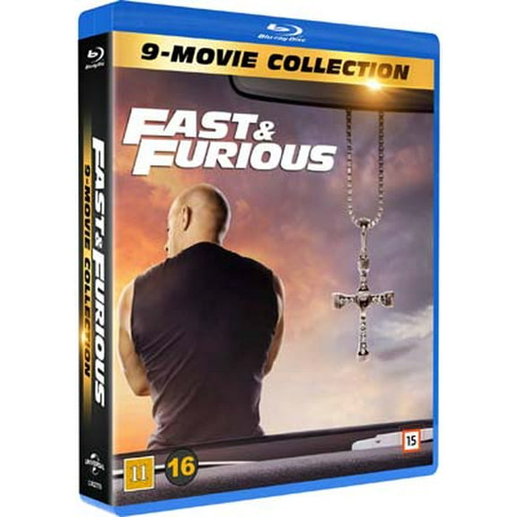 Fast & Furious Collection - 9-Disc Set ( The Fast and the Furious / 2 Fast 2 Furious / The Fast and the Furious: Tokyo Drift / Fast & Furious 4 / Fast Five / Fu [ Blu-Ray, Reg.A/B/C Import - D