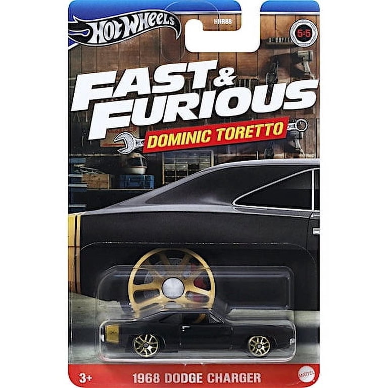 Fast & Furious Dom Toretto '68 Dodge Charger Hot Wheels Diecast 1