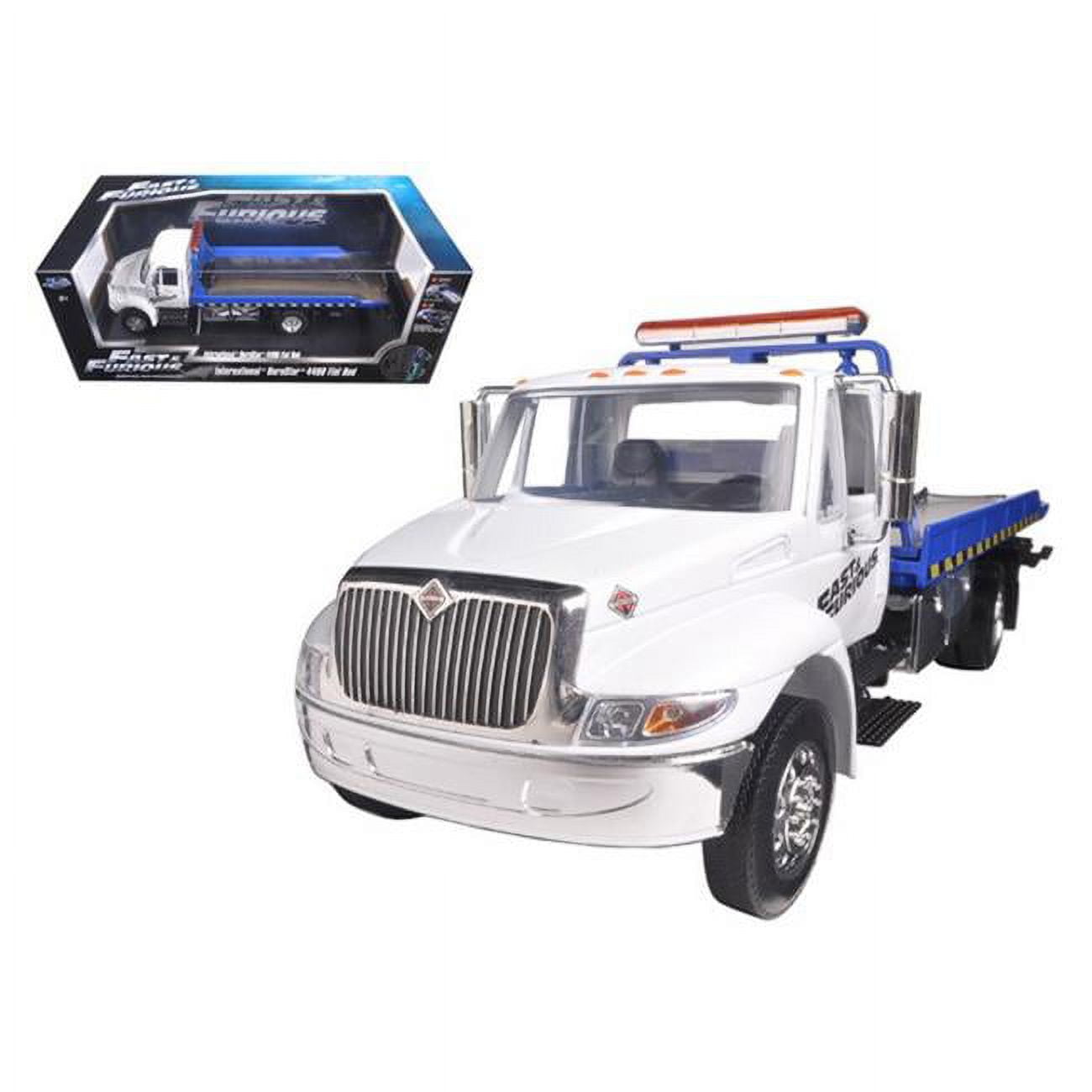 正規 Fast & Furious: International Durastar 4400 Flat Bed (White ミニカー