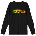 thumbnail image 1 of Fast & Furious Lean Mean Lights All Green Crew Neck Long Sleeve Black Adult Tee-Medium, 1 of 4
