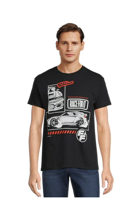 Men's ad Big Men's Graphic Tee Shirt, Sizes S-3XL