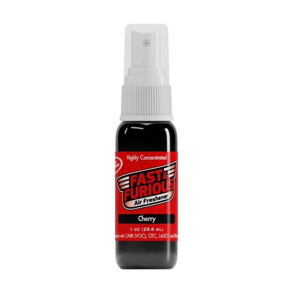 Fast & Furious Air Freshener Spray, Cherry Scent, 1.0 fl. oz. (29.6ml)
