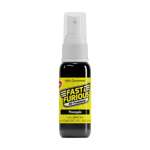 Fast & Furious Air Freshener Spray, Pineapple Scent, 1.0 fl. oz. (29.6ml)
