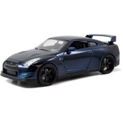 Fast & Furious Nissan GTR Blue 124 Diecast By Jada Toys
