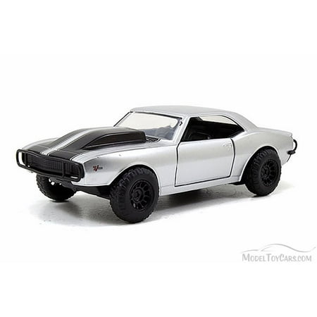 Fast & Furious Roman's Chevy Camaro, Silver - Jada Toys 97186 - 1/32 Scale Diecast Model Toy Car