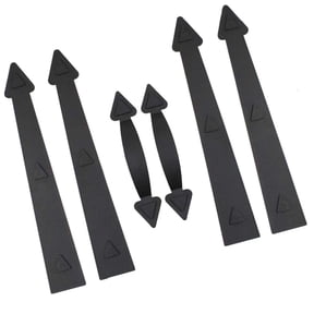 Fast Garage Door Upgrades Set 6 Magnetic Accessories Hinge Handle Design Adjustable Position No Tool Required