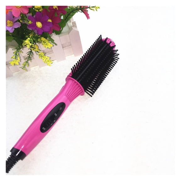 Fast Heat Curler Hair Straightener Electric Hair Comb Brush Straightening Irons Multifunction Salon Curling Tool ,Powerful Steam