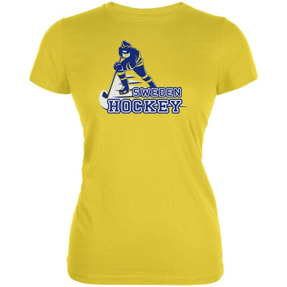 Fast Hockey Player Country Sweden Juniors Soft T Shirt