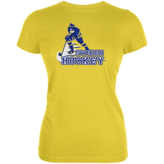 Fast Hockey Player Country Sweden Juniors Soft T Shirt