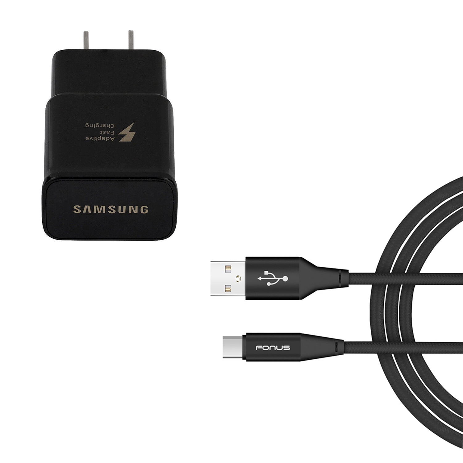 Fast Home Charger Type-C for Samsung Galaxy A05/A13 5G/A14 5G/A23 5G/A33 5G/A53 5G/A73 5G - 6ft USB Cable Quick Power Adapter Travel Wall