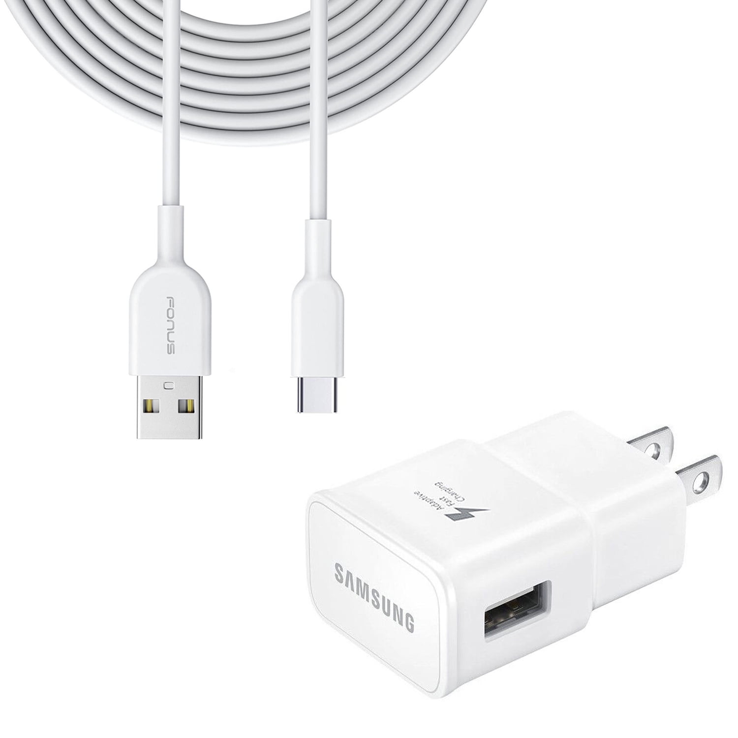 Fast Home Charger for Nokia T20/T21 - Type-C 6ft USB Cable Quick Power Adapter Travel Wall