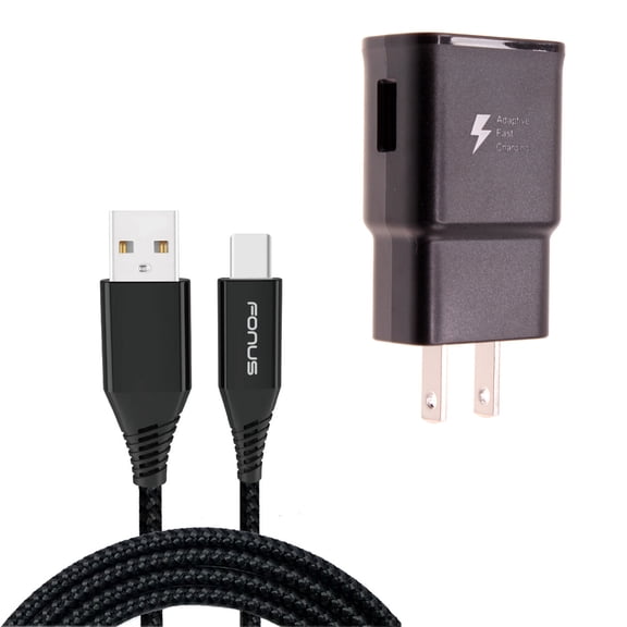 Fast Home Charger for Samsung Galaxy Tab A 8.0" (2017)/Tab A8 10.5" (2021) - Type-C 10ft USB Cable Quick Power Adapter Travel Wall