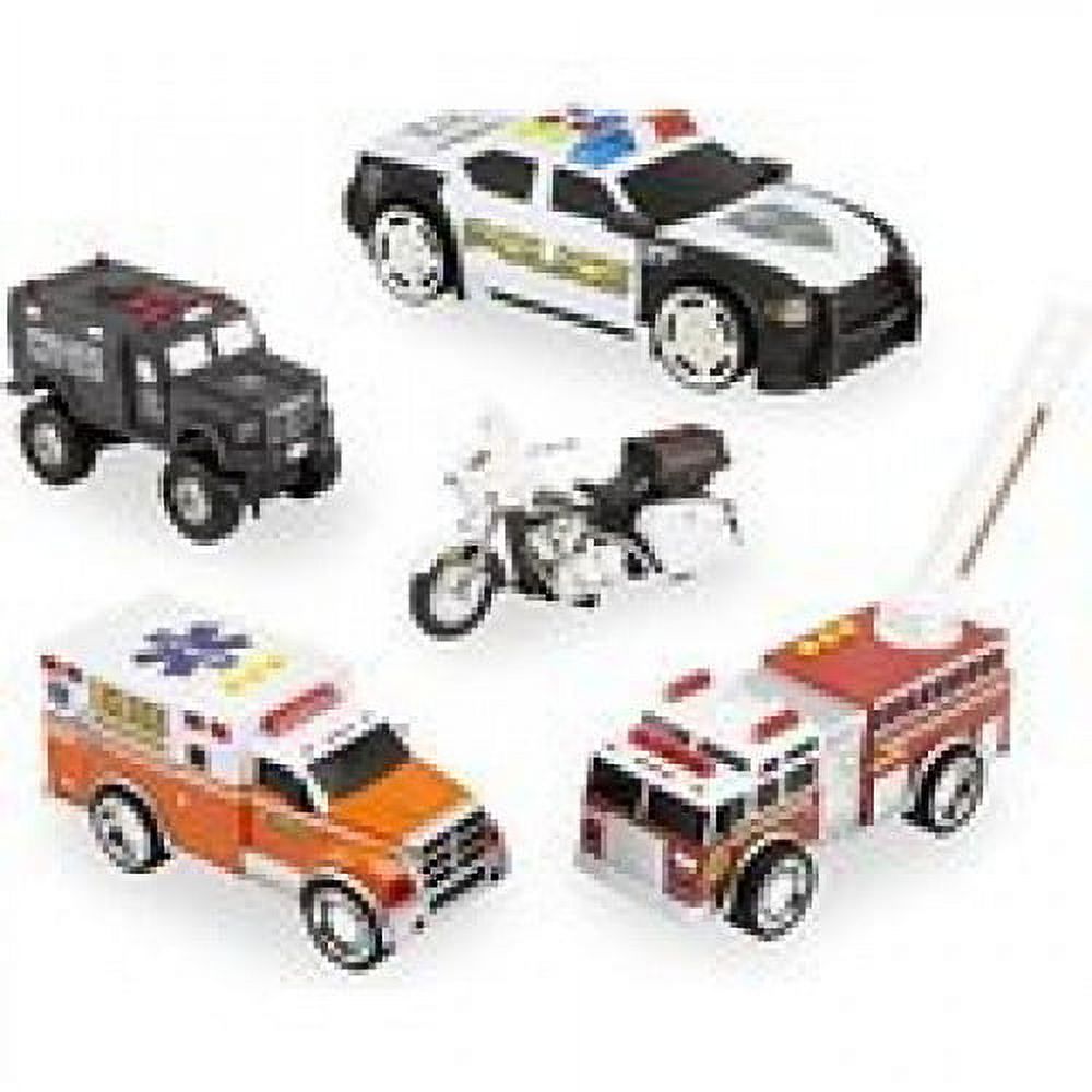 Street Pounderz Lights & Sounds Emergency 10 PC Vehicle Accessories Play Set