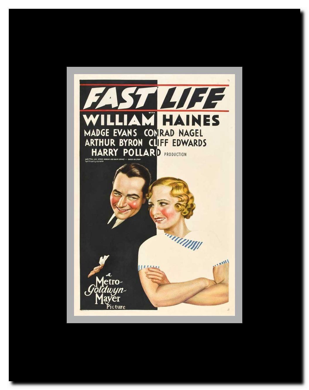 Fast Life Framed Movie Poster