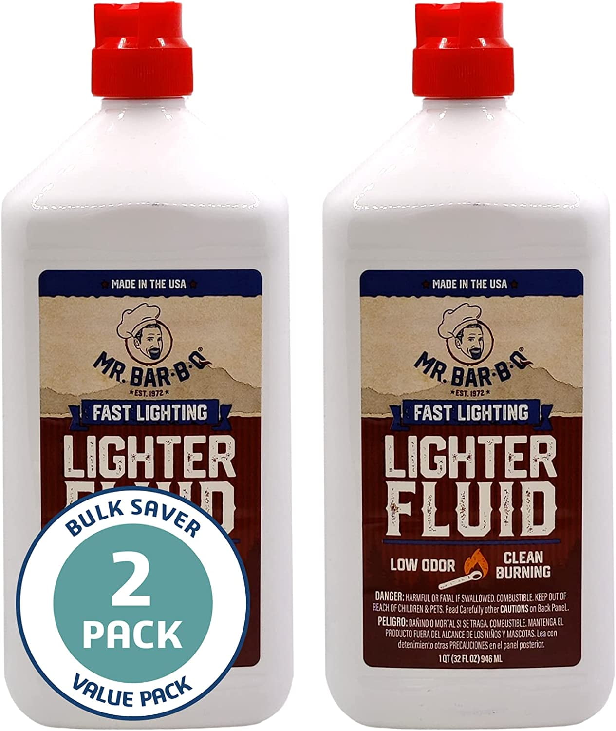 Fast Lighting Fluid LowOdor Clean Burning Charcoal Fluid