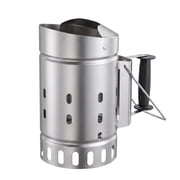 Fast-Lighting Stainless Steel Charcoal Chimney Starter for Grill   Quick-Start BBQ Coal Lighter   Heat-Resistant Handle, Safe Airflow Design   32 x 19 x 32.5 cm