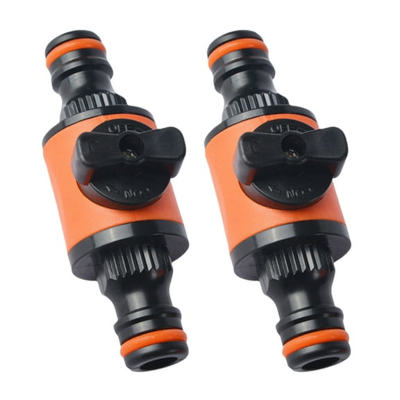 Fast Lock Flows Control Valves With Switches For Watering Systems Durability ABS Coupling Fitting For Garden Hoses 2pcs
