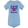 thumbnail image 1 of Fast Monster Skater Bodysuit Infant -Image by Shutterstock,  24 Months, 1 of 4