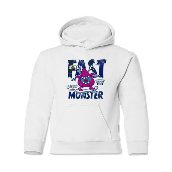 Fast Monster Skater Hoodie Juniors -Image by Shutterstock, Large