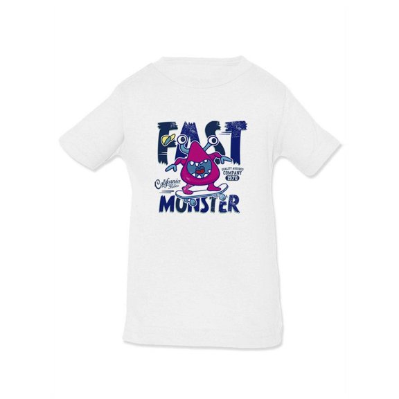 Fast Monster Skater T-Shirt Infant -Image by Shutterstock,  24 Months