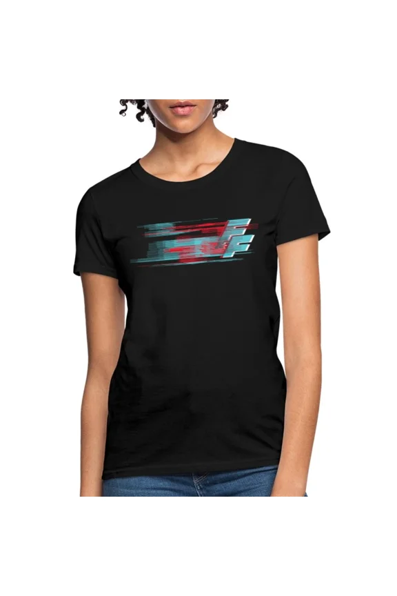 Fast Motion Blurry Street Racer Logo Retro Speed Aesthetic Unisex T-Shirt up to size 5XL