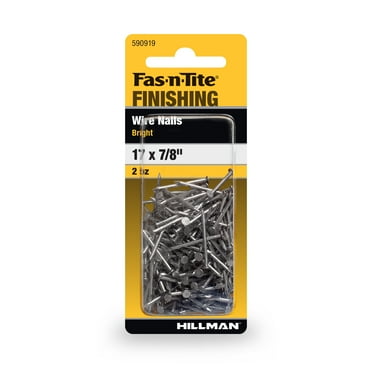 Fast-N-Tite 17 x 7/8" Wire Nails, Steel, Interior Nails