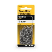 Fas-n-tite Bright Wire Finishing Nails, 3/4 x 18, Steel, Silver, Interior Nails