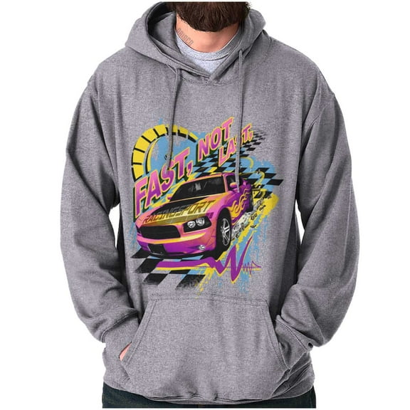 Fast Not Last Racecar Speedometer Hoodie Sweatshirt Women Men Brisco Brands L