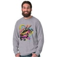 thumbnail image 1 of Fast Not Last Racecar Speedometer Plus Size Long Sleeve Graphic Tee Shirt Brisco Brands 2X, 1 of 3