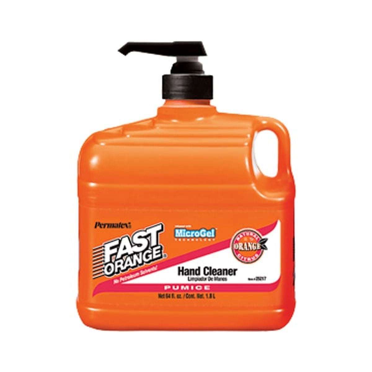 ZA@ MICROGEL Fast Orange Hand Cleaner 128oz 1 gallon Pumice Lotion