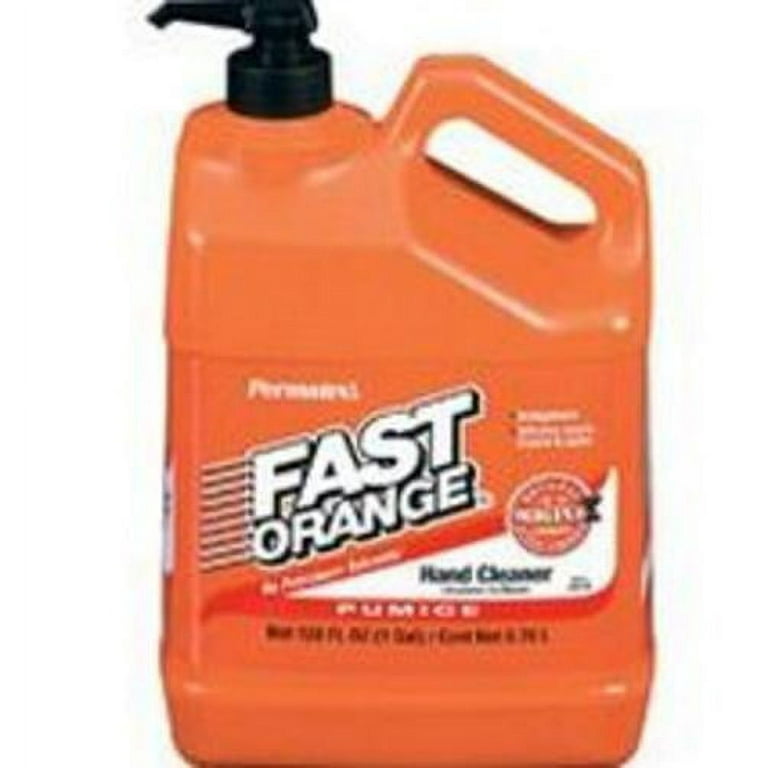  Fast Orange 25108 Pumice Lotion, Heavy Duty Hand Cleaner,  Natural Citrus Scent, Waterless Cleaner For Mechanics, Strong Grease  Fighter, 7.5 oz : Automotive