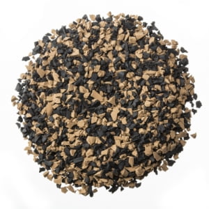 Fast Patch Poured-in-Place Surfacing Repair Kit Fix Rubber Playground (Brown/Black, Small)