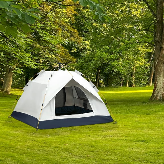 Fast-Pitch Beige Camping Tent