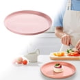 thumbnail image 1 of Fast Plastic Serving Tray, Round Tray for Indoor Use, 26cm, 1 Tray, 1 of 9