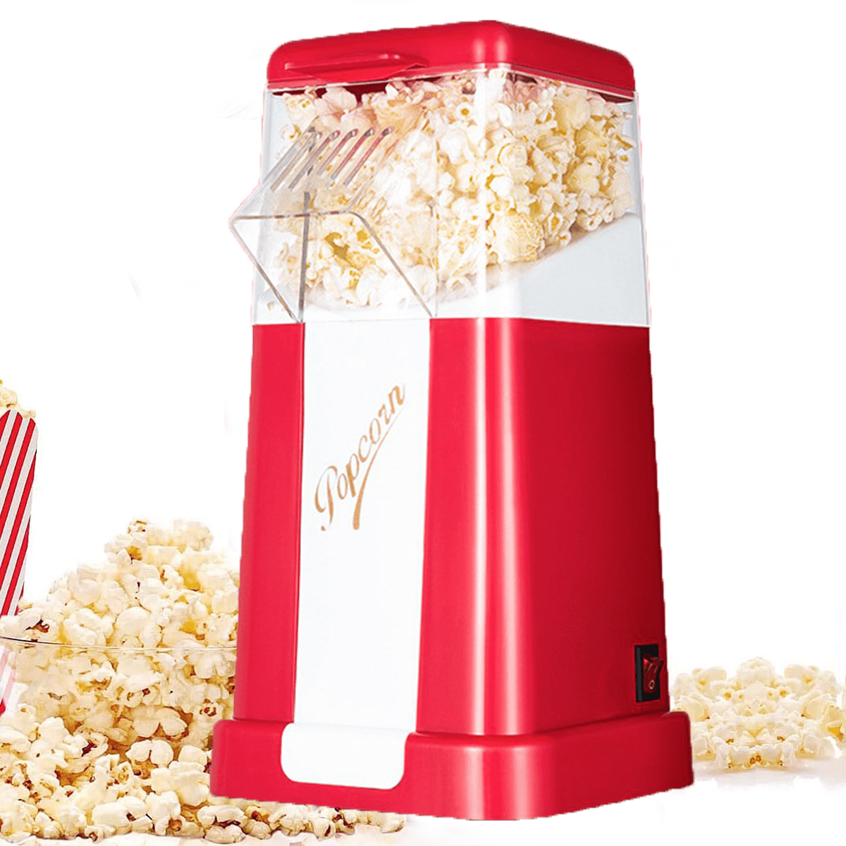 Fast Popcorn Maker,Air popper,Hot Air Popcorn, AirPop Popcorn, Popcorn