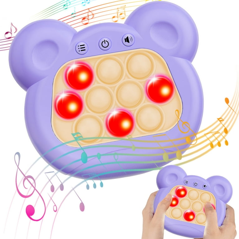 Fast Push Bubble Game, Light-up Pop Game Fidget Toys, Stress