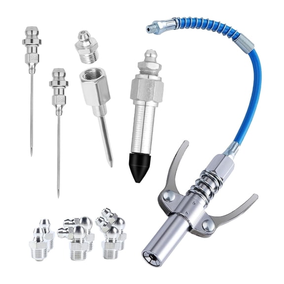 Fast Release Grease Nozzle Coupler Kit With Locking Mechanism Industrial Metal Construction For Machinery Equipment
